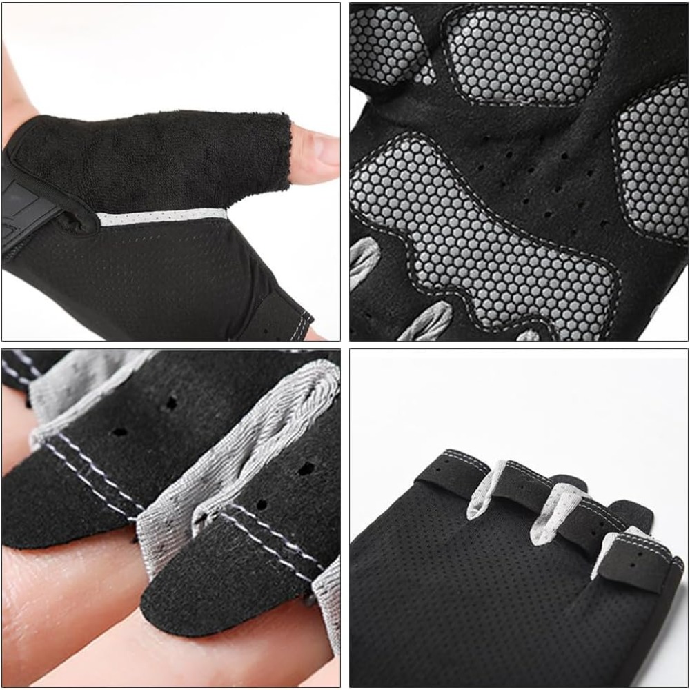 Cycling Glove Padded - Workout Gloves for Men and Women