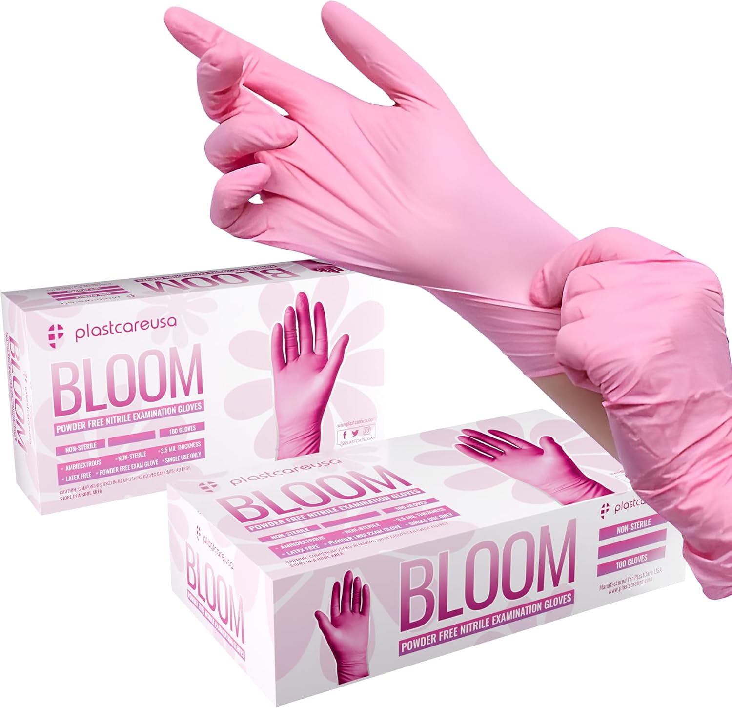 Exam Glove Nitrile - 100 Nitrile Exam Gloves 3.5 Mil