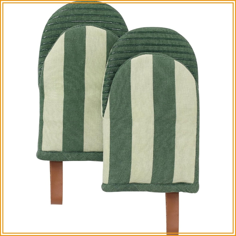 Oven Mitt Silicone - Oven Mitts Set of 2 -