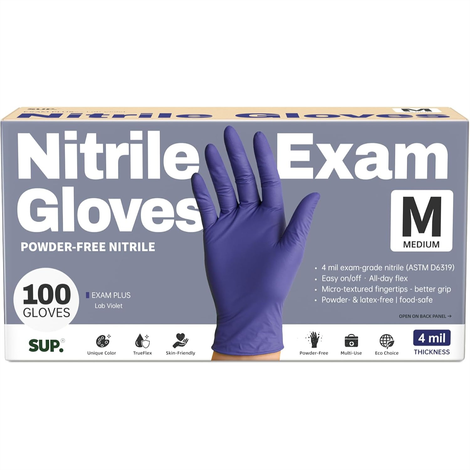 Exam Glove Nitrile - Nitrile Exam Gloves with Textured Grip