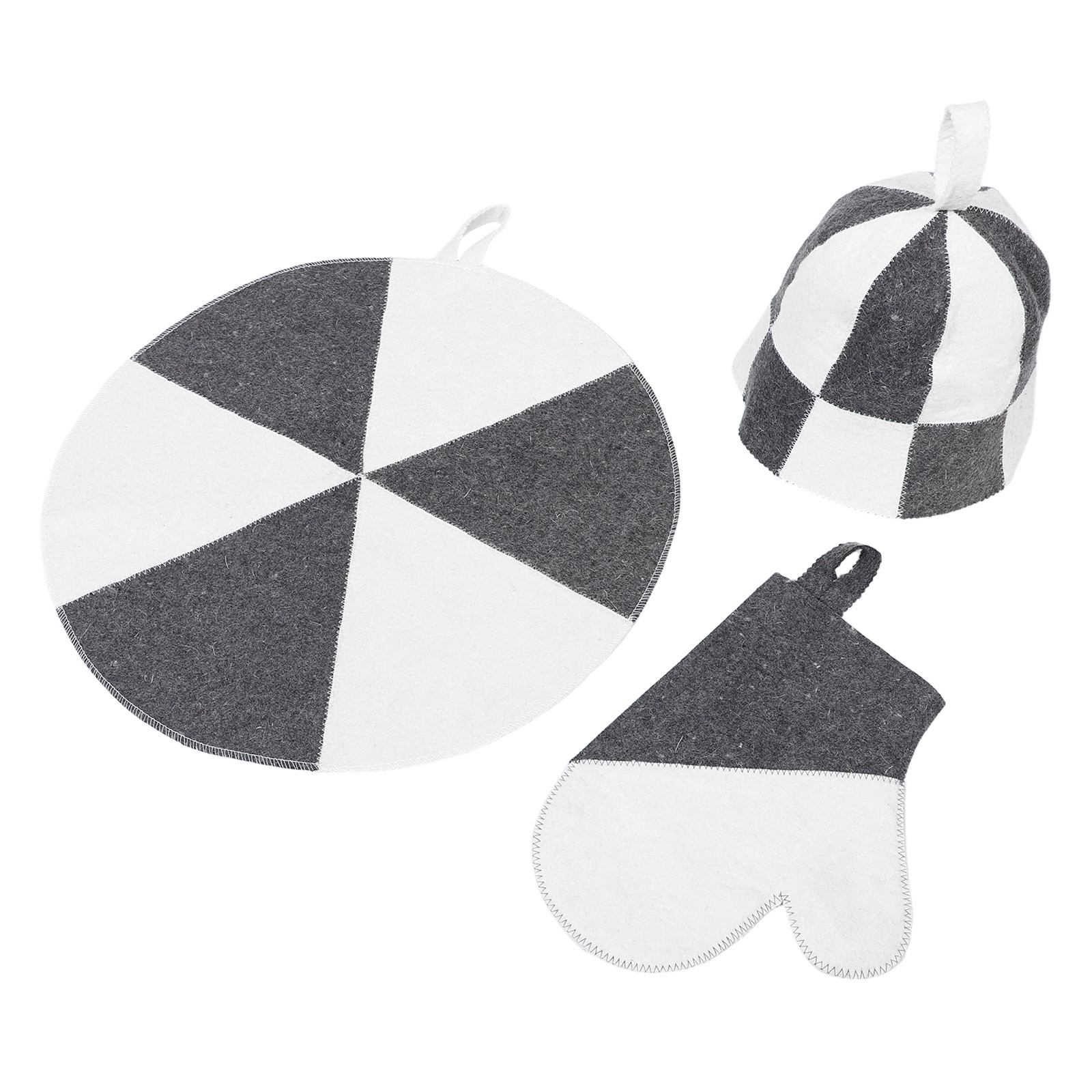 1Set Sauna Kit Felt Hat with M - Heat Resistant Glove avis et prix