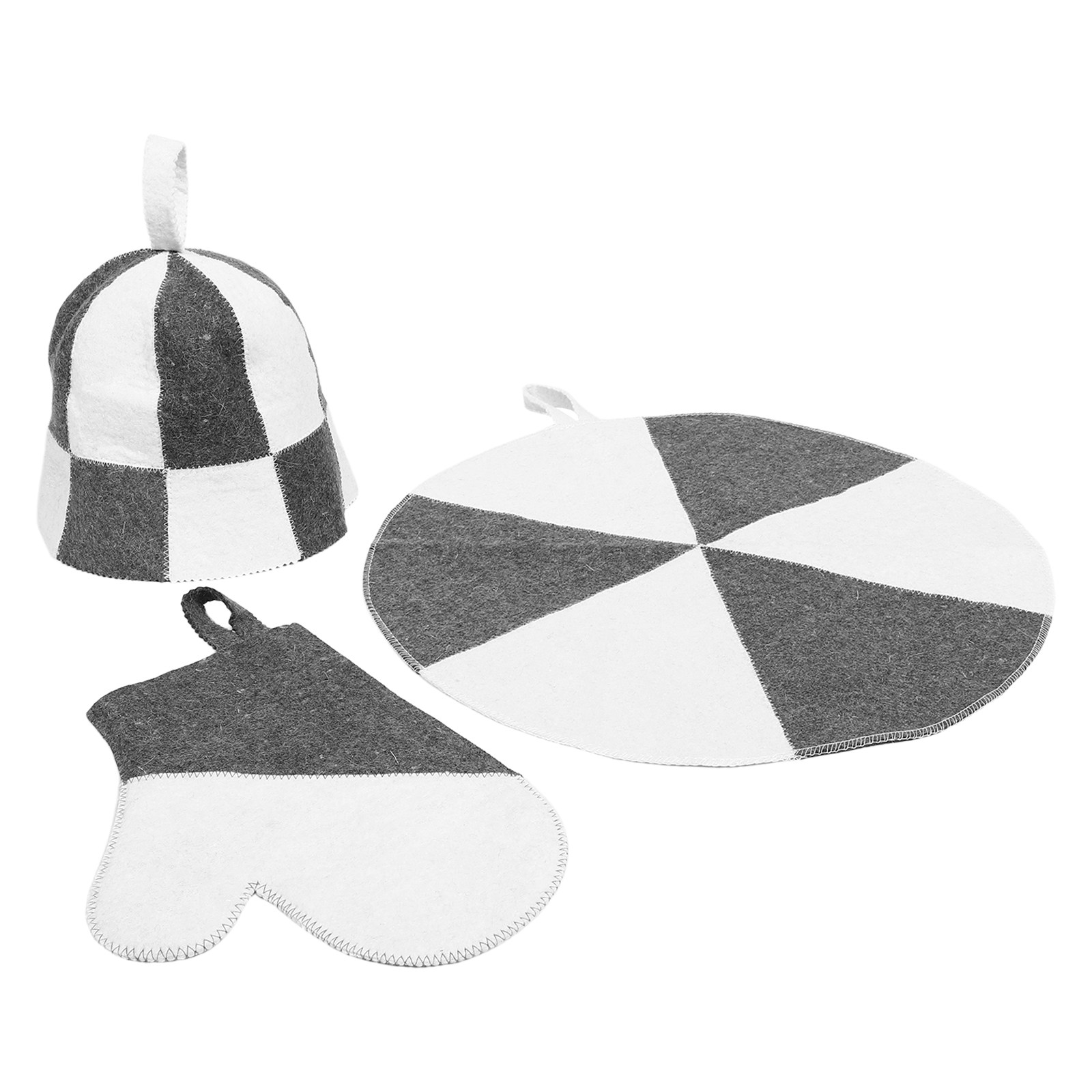 1Set Sauna Kit Felt Hat with M - Heat Resistant Glove avis et prix