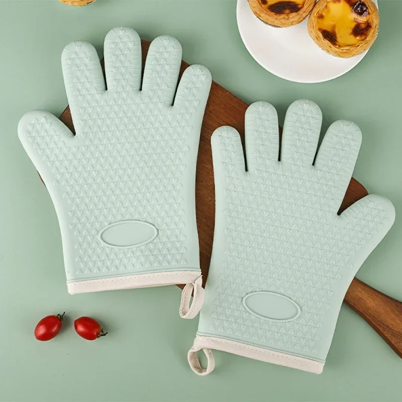 Barbecue Oven Gloves Anti-slip - Oven Mitt Silicone avis et prix