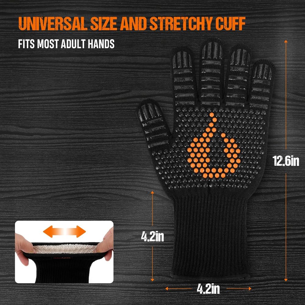 Heat Resistant Grill Gloves fo - Heat Resistant Glove avis et prix