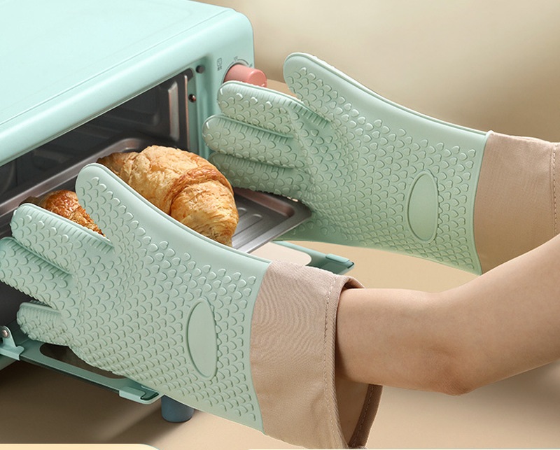 Non-slip Silicone Oven Mitts w - Oven Mitt Silicone avis et prix