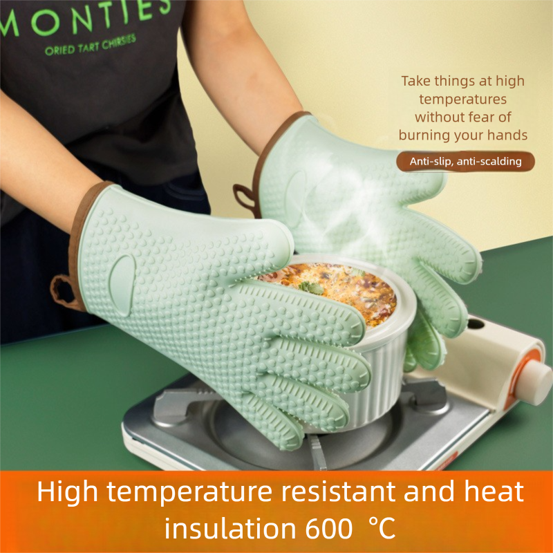 Non-slip Silicone Oven Mitts w - Oven Mitt Silicone avis et prix