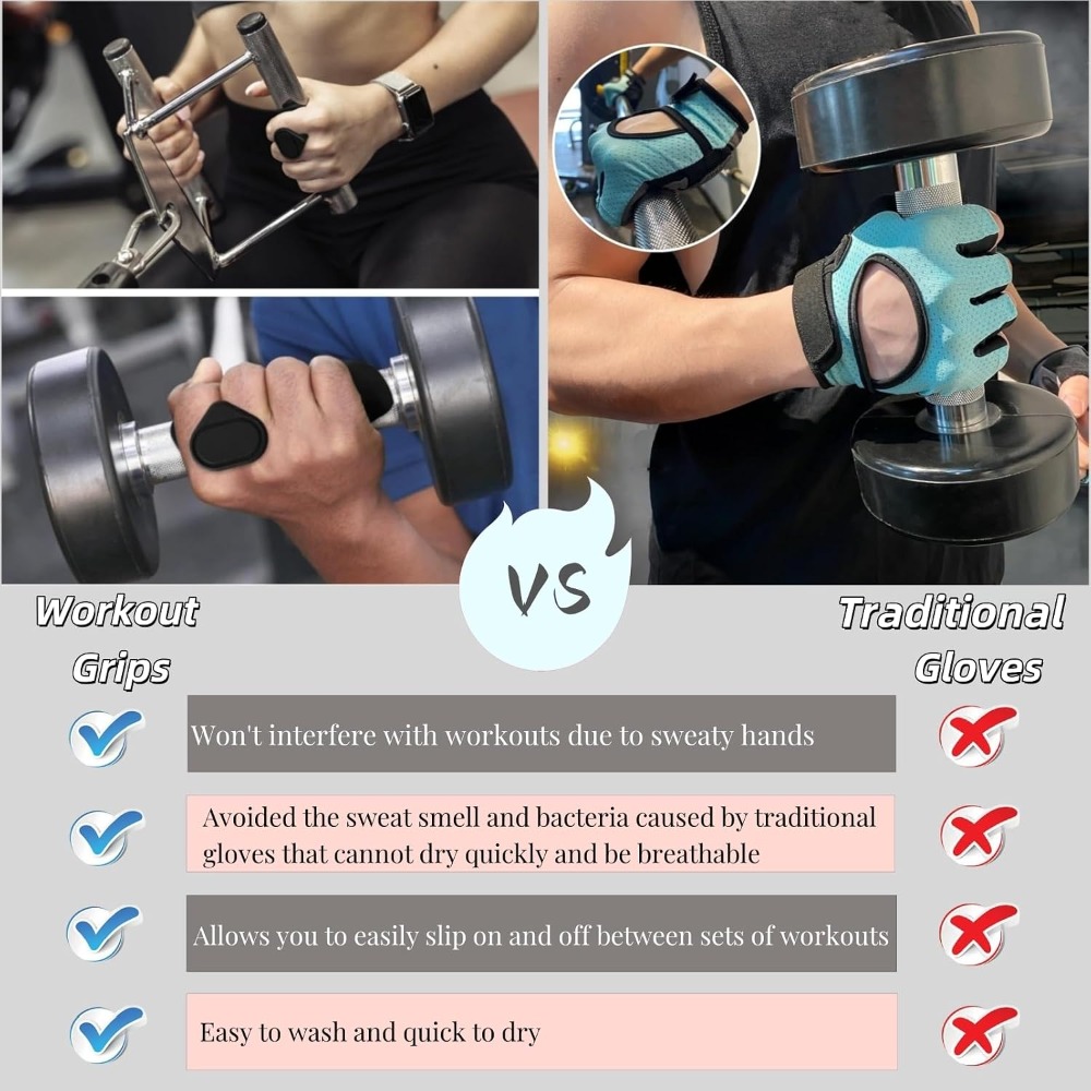 Anti-Slip Workout Grips for Me - Workout Glove Gym avis et prix
