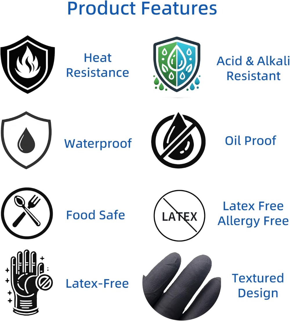 Heat Resistant BBQ Gloves: 4 R - Heat Resistant Glove avis et prix