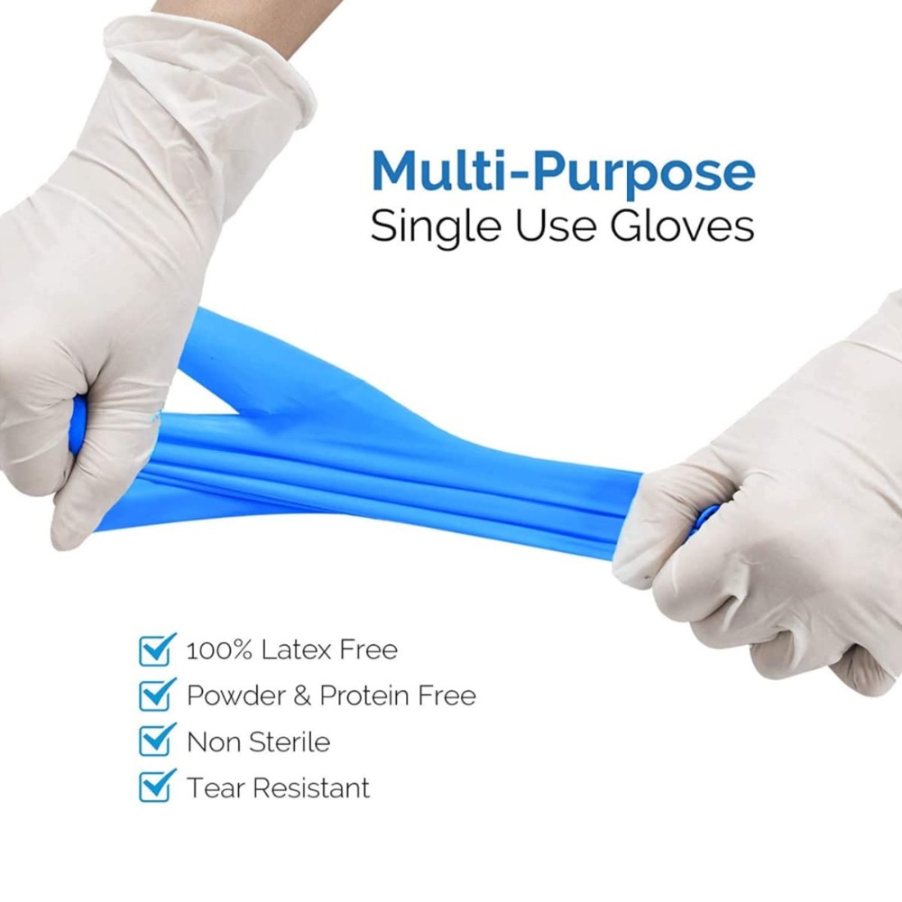 4 Mil Blue Vinyl Exam Gloves,  - Exam Glove Nitrile avis et prix
