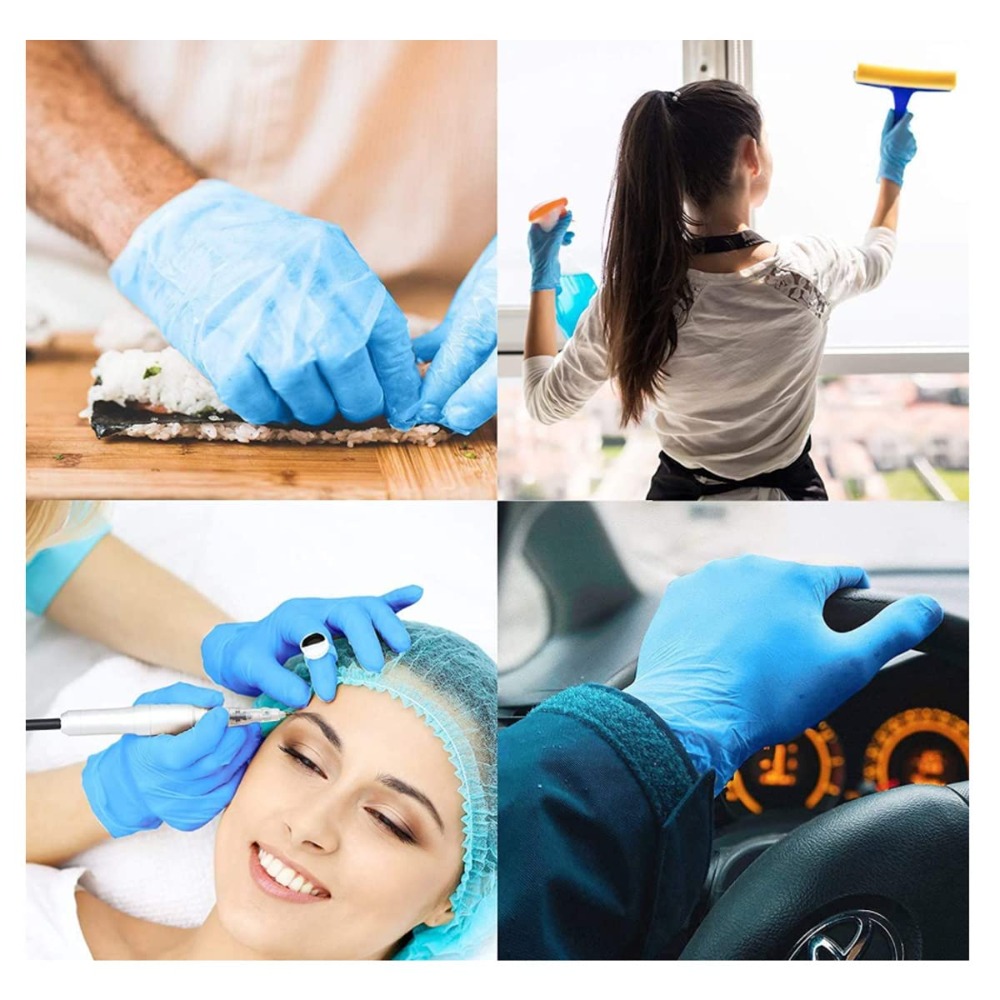 4 Mil Blue Vinyl Exam Gloves,  - Exam Glove Nitrile avis et prix