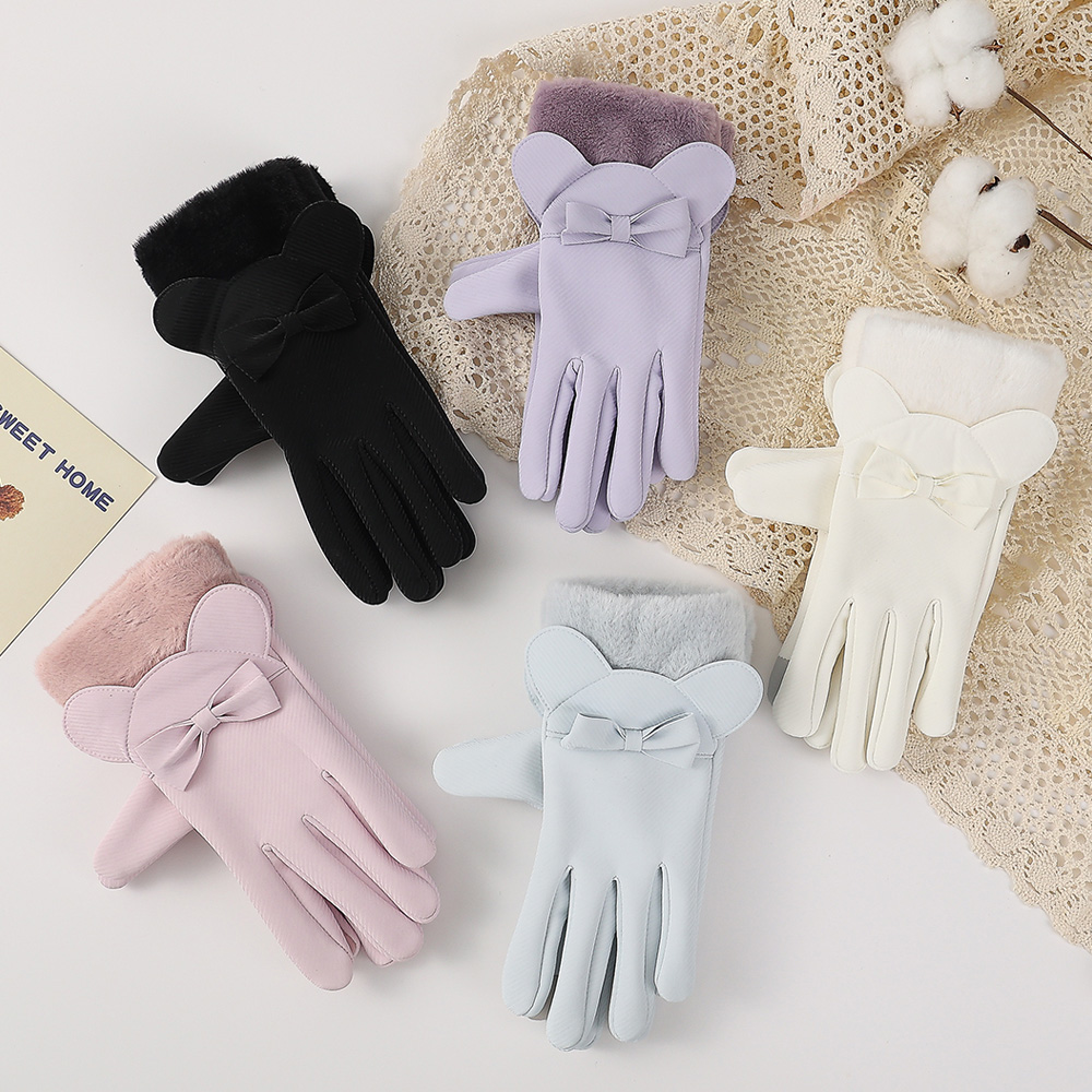 Women's Winter Warm Gloves Tou - Leather Driving Glove avis et prix
