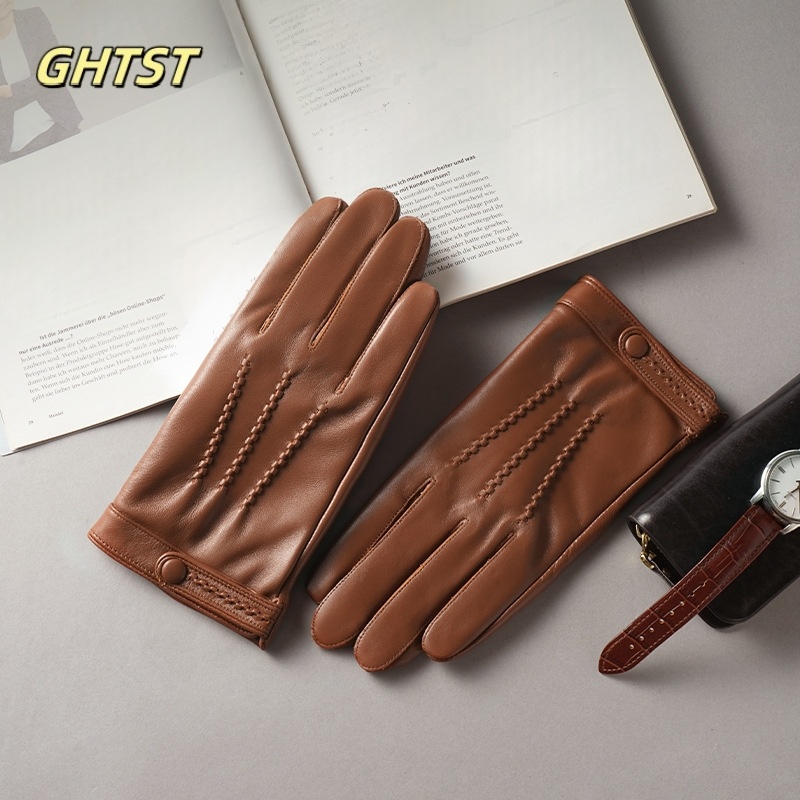 2025 New Men Winter Genuine Le - Leather Driving Glove avis et prix