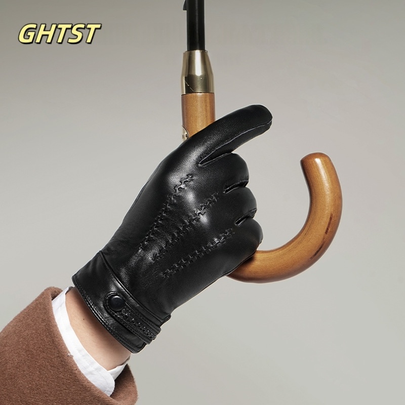2025 New Men Winter Genuine Le - Leather Driving Glove avis et prix