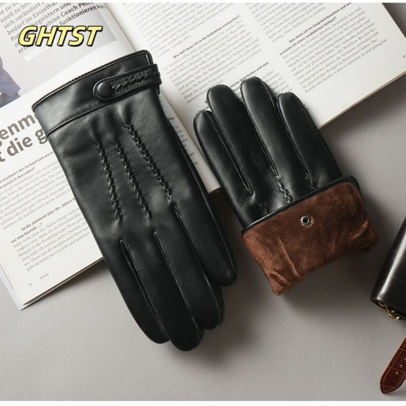 2025 New Men Winter Genuine Le - Leather Driving Glove avis et prix