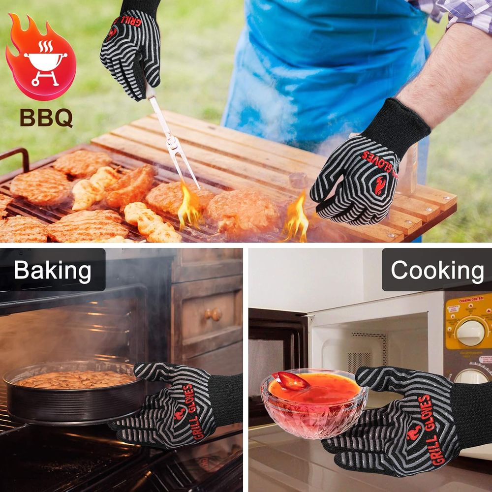 Silicone Heat Resistant Grilli - Oven Mitt Silicone avis et prix