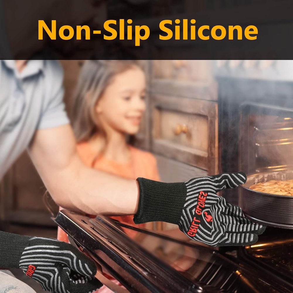 Silicone Heat Resistant Grilli - Oven Mitt Silicone avis et prix