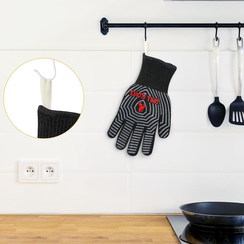 Silicone Heat Resistant Grilli - Oven Mitt Silicone avis et prix