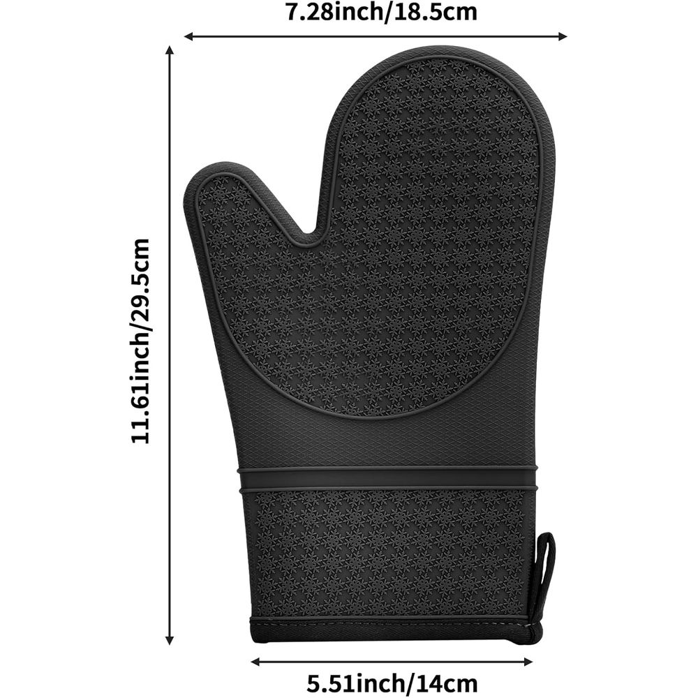 Heat Resistant Silicone Oven M - Oven Mitt Silicone avis et prix