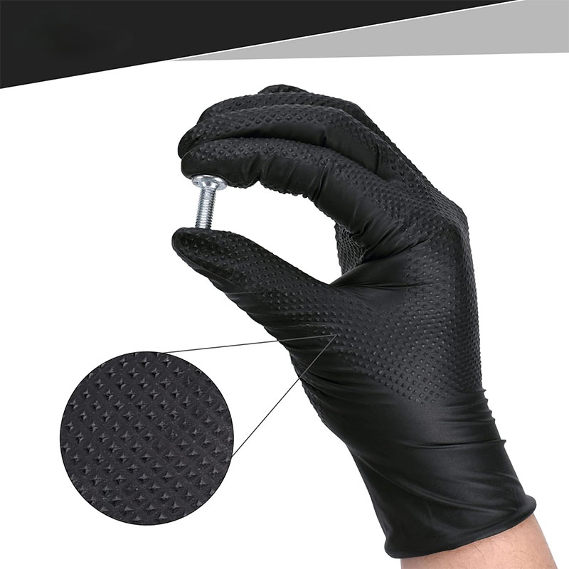 2-100PCS 8mil Heavy Duty Indus - Nitrile Mechanic Glove avis et prix