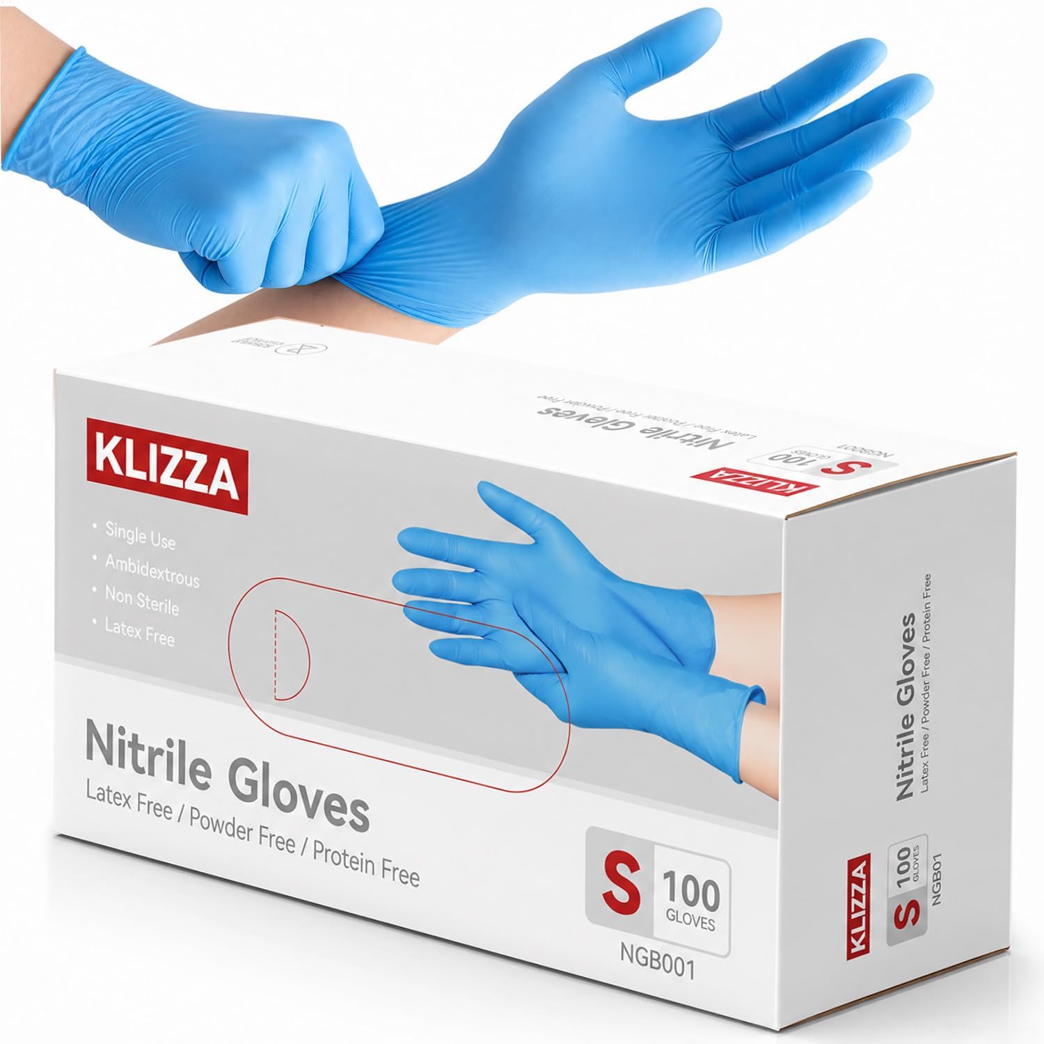 Blue Nitrile Exam Gloves, 5 mi - Exam Glove Nitrile avis et prix