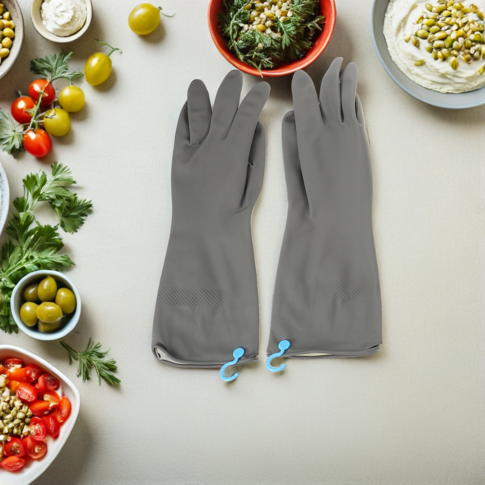 3Pairs Dish Washing Gloves Wat - Dish Glove Rubber avis et prix