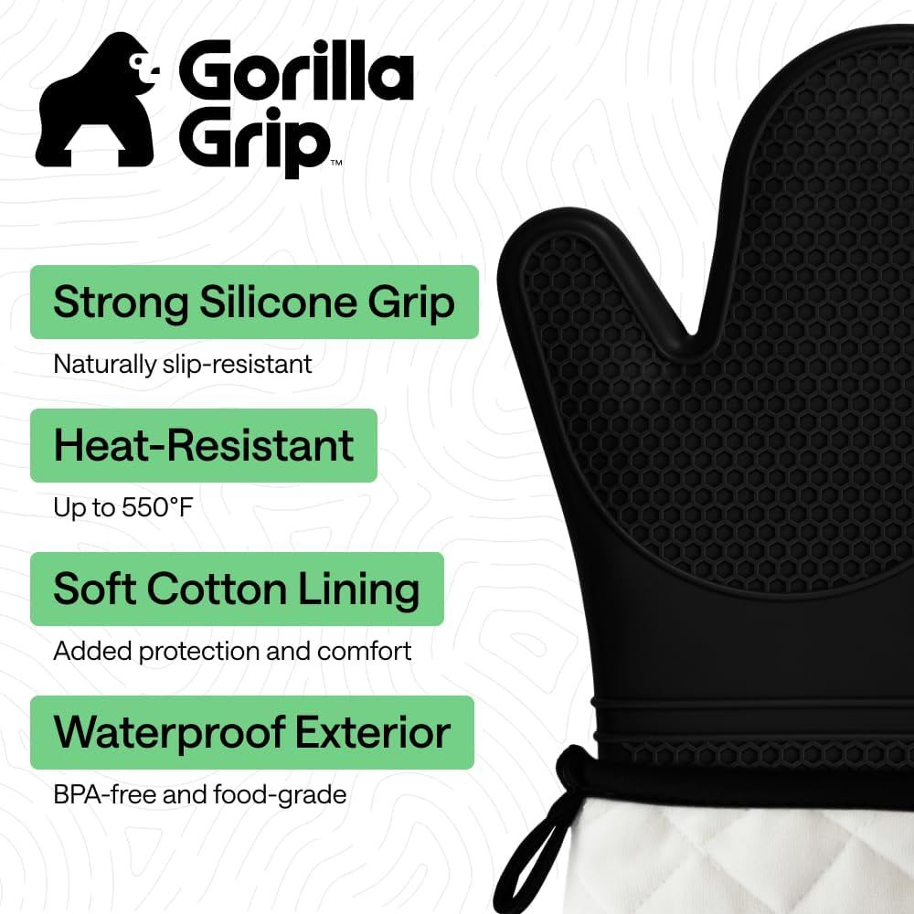 Heat Resistant Silicone Oven M - Oven Mitt Silicone avis et prix