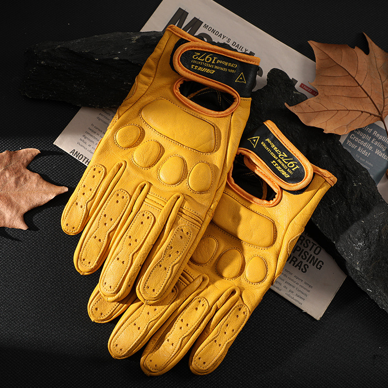 Motorcycle Cycling Gloves Leat - Leather Driving Glove avis et prix