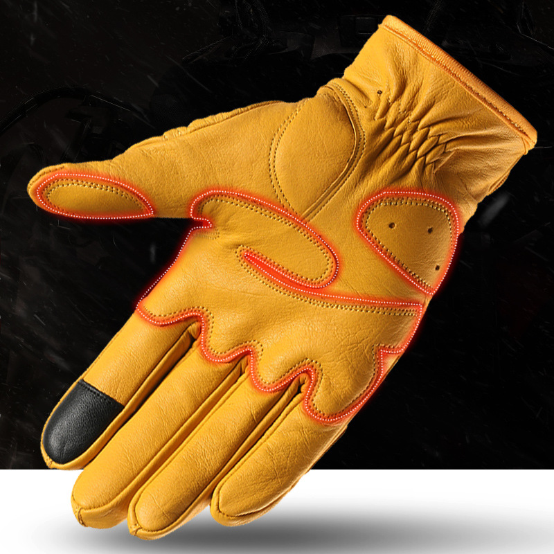 Motorcycle Cycling Gloves Leat - Leather Driving Glove avis et prix