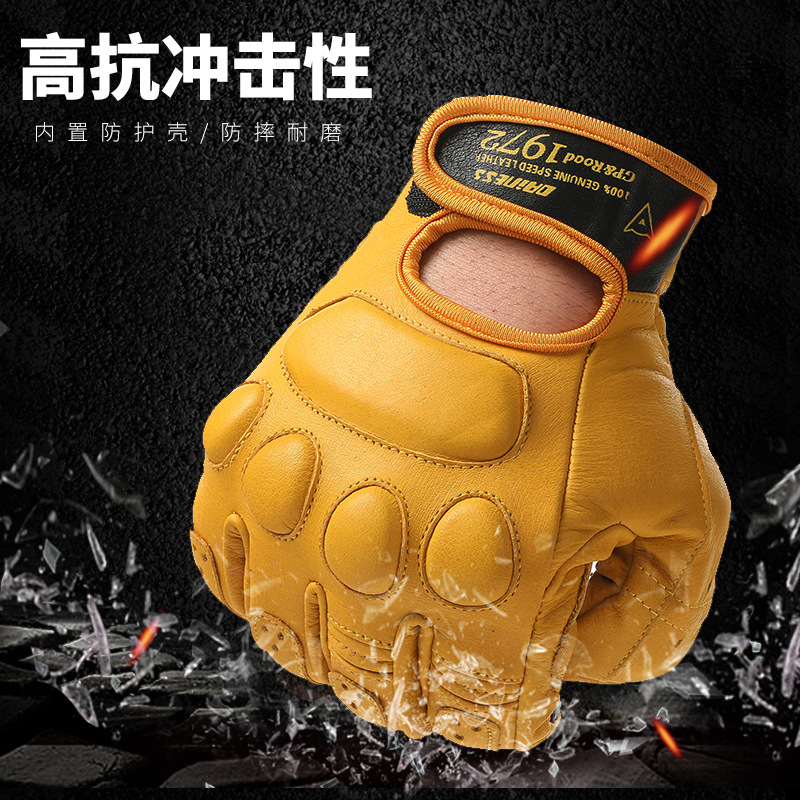 Motorcycle Cycling Gloves Leat - Leather Driving Glove avis et prix