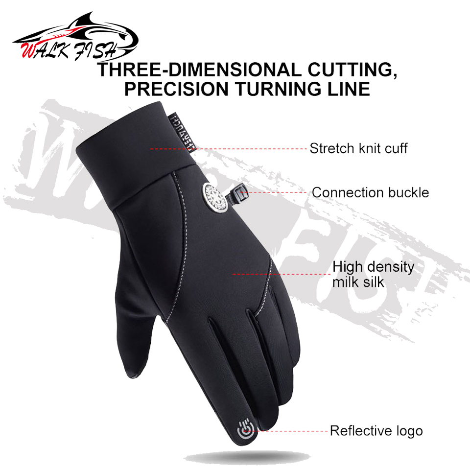 WALK FISH Winter Anti-slip Fis - Cycling Glove Padded avis et prix