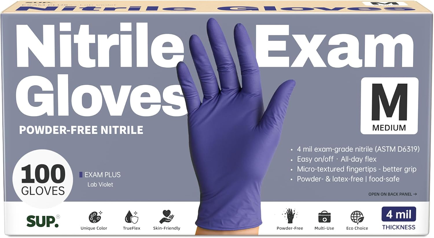 Disposable Nitrile Gloves 100/ - Rubber Glove Cleaning avis et prix