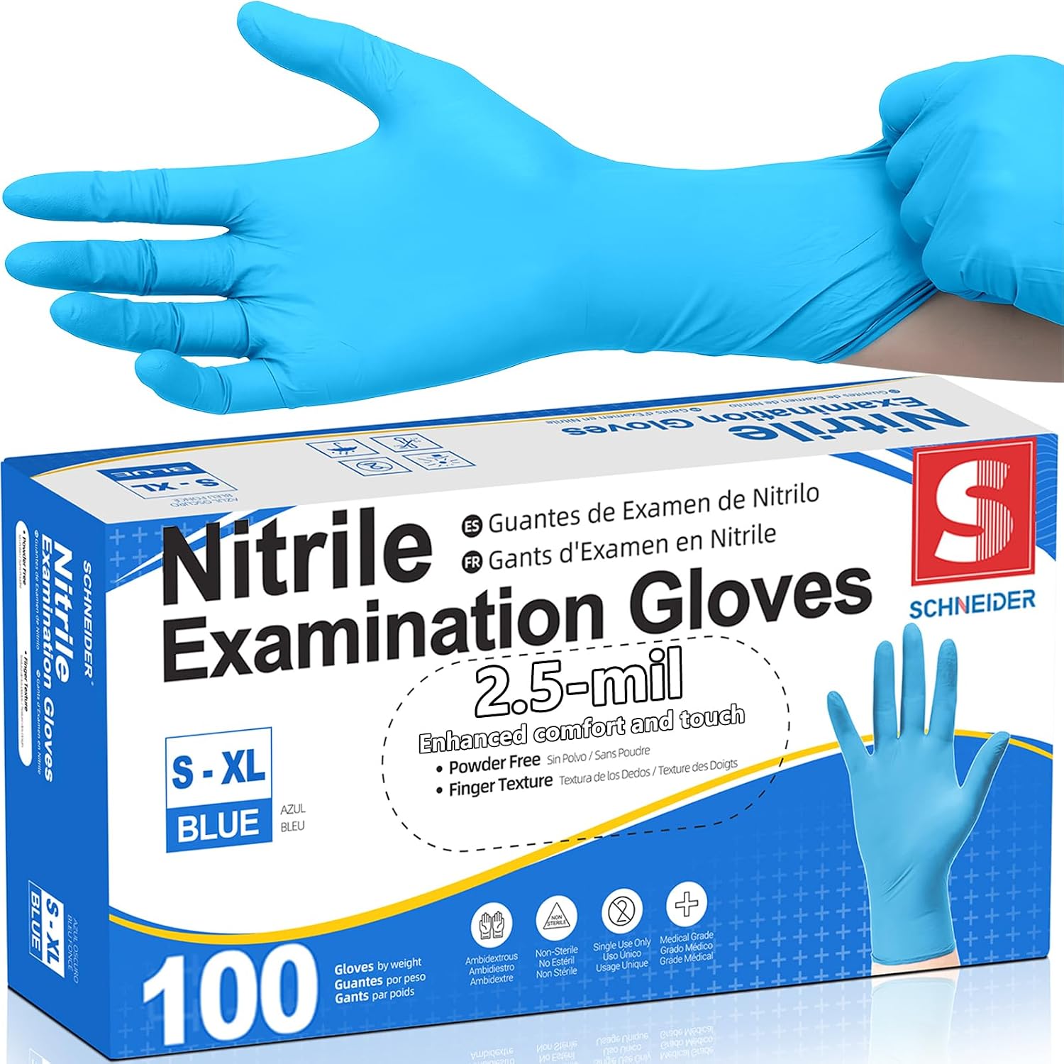 Disposable Nitrile Exam Gloves - Rubber Glove Cleaning avis et prix