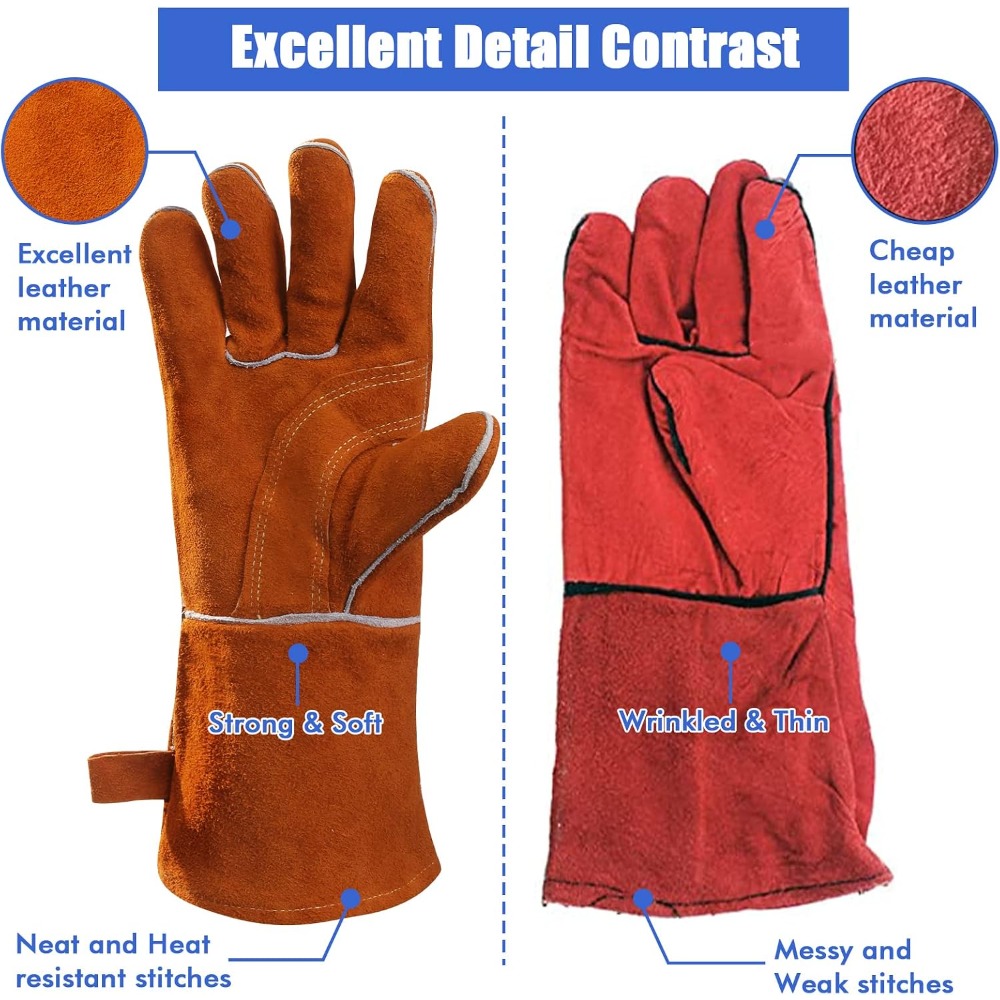 Heat Resistant Welding Gloves  - Heat Resistant Glove avis et prix