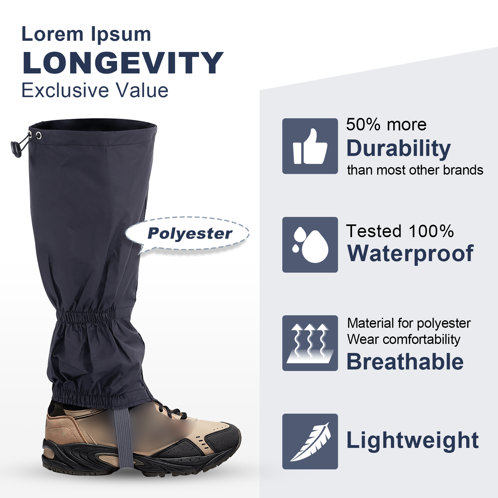 Lixada Gaiters Outdoor Skiing  - Gardening Glove Waterproof avis et prix