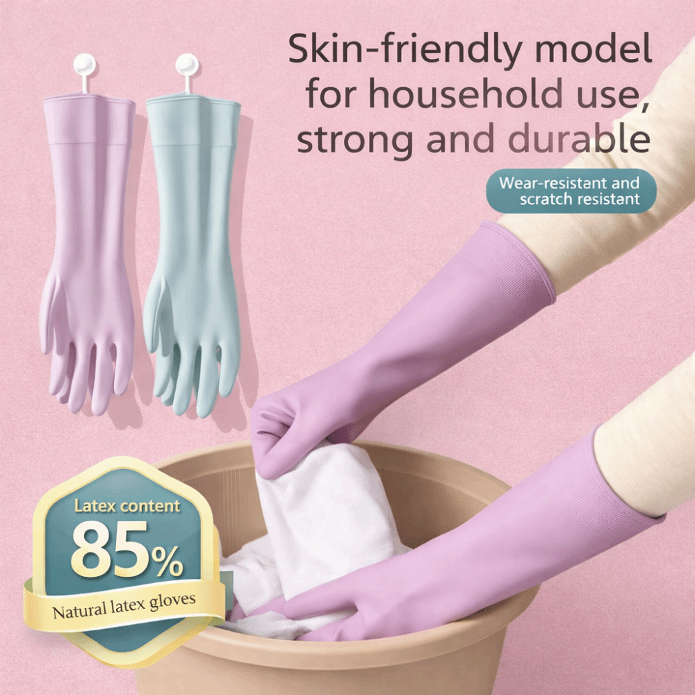 Latex Dish Washing Gloves with - Dish Glove Rubber avis et prix