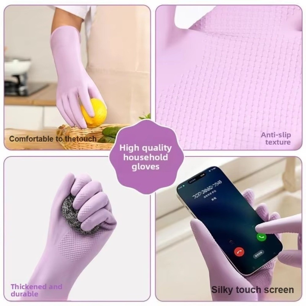 Latex Dish Washing Gloves with - Dish Glove Rubber avis et prix