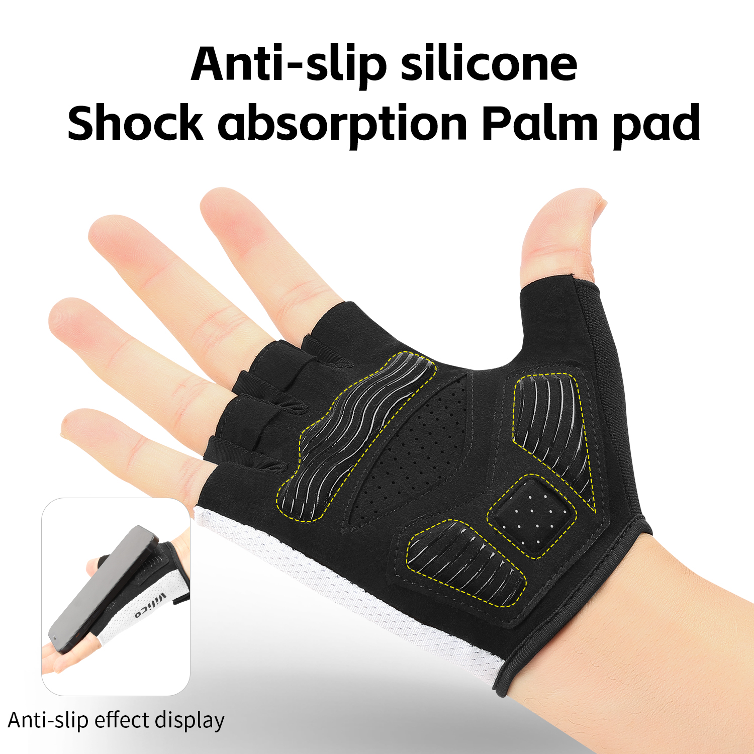 VILICO Breathable Half Finger  - Workout Glove Gym avis et prix