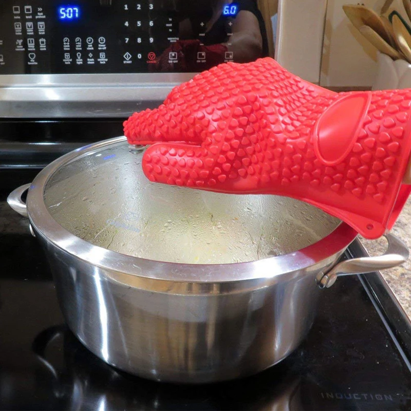 BBQ Silicone Grilling gloves B - Oven Mitt Silicone avis et prix