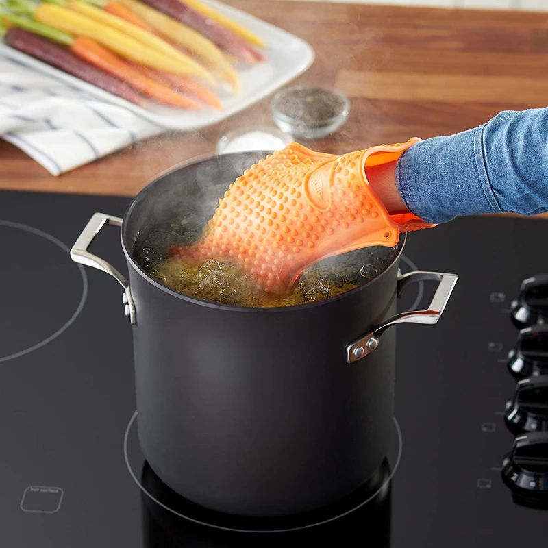 BBQ Silicone Grilling gloves B - Oven Mitt Silicone avis et prix