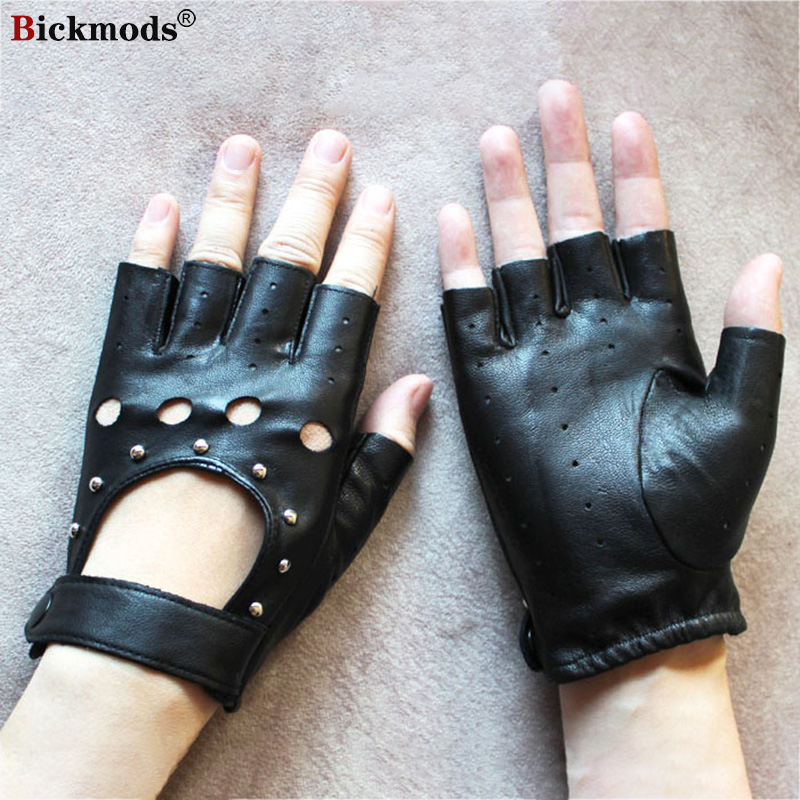 Women's Leather Half Finger Gl - Leather Driving Glove avis et prix