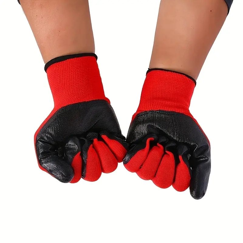 4/20PCS Nitrile Coated Safety  - Nitrile Mechanic Glove avis et prix