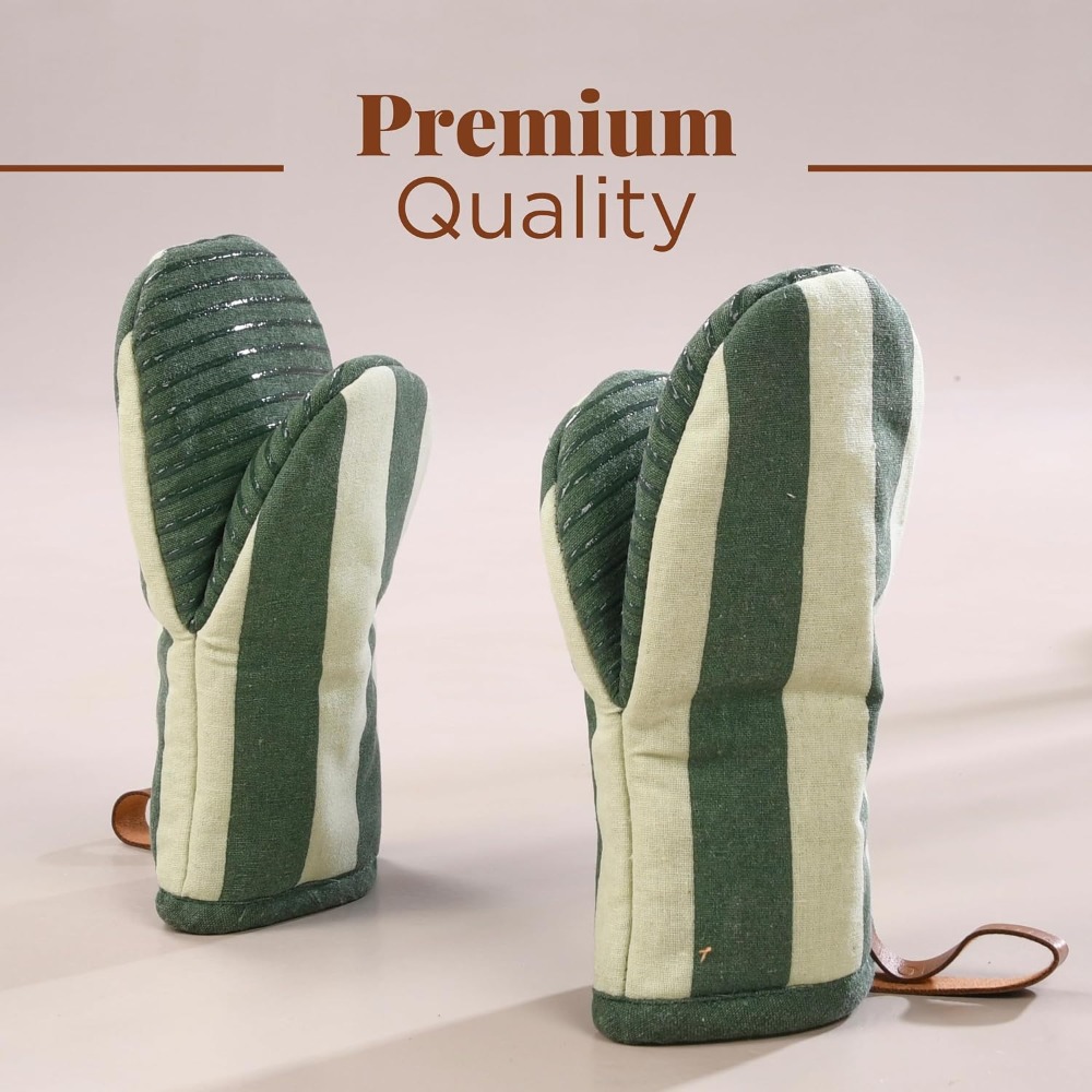 Oven Mitts Set of 2 - 100% Cot - Oven Mitt Silicone avis et prix
