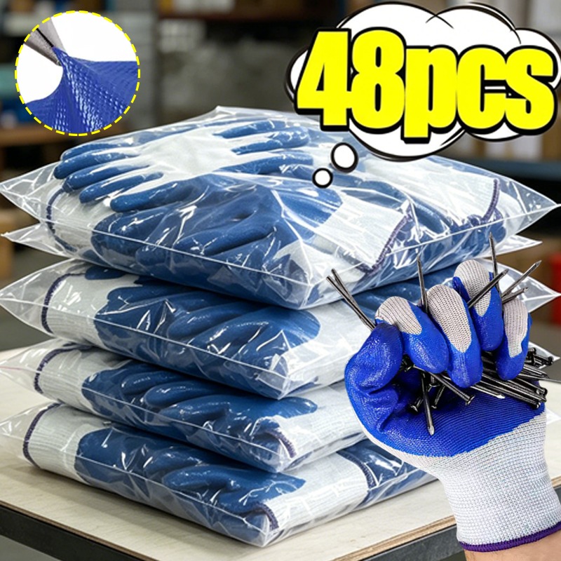 Blue Latex Rubber Nitrile Work - Nitrile Mechanic Glove avis et prix