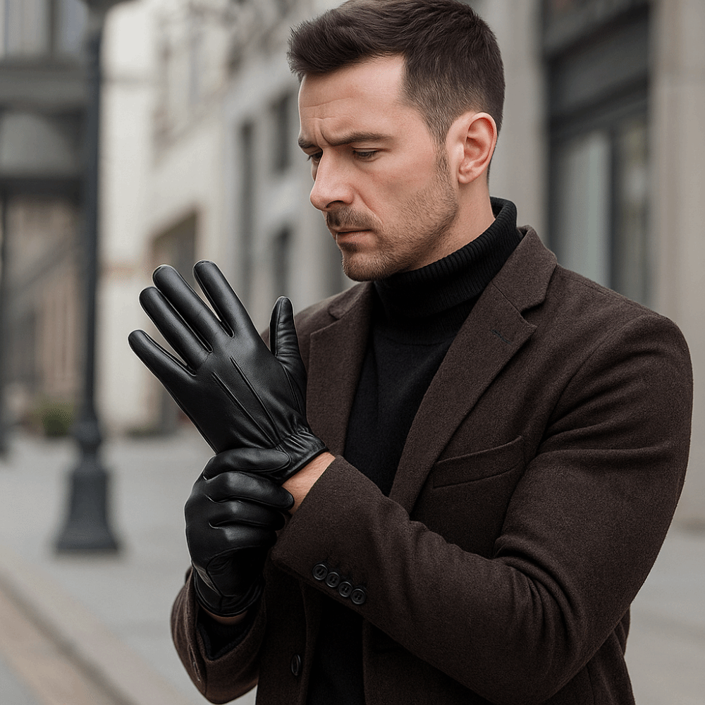 Fashion Black Driving Gloves P - Leather Driving Glove avis et prix
