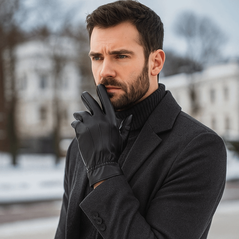 Fashion Black Driving Gloves P - Leather Driving Glove avis et prix