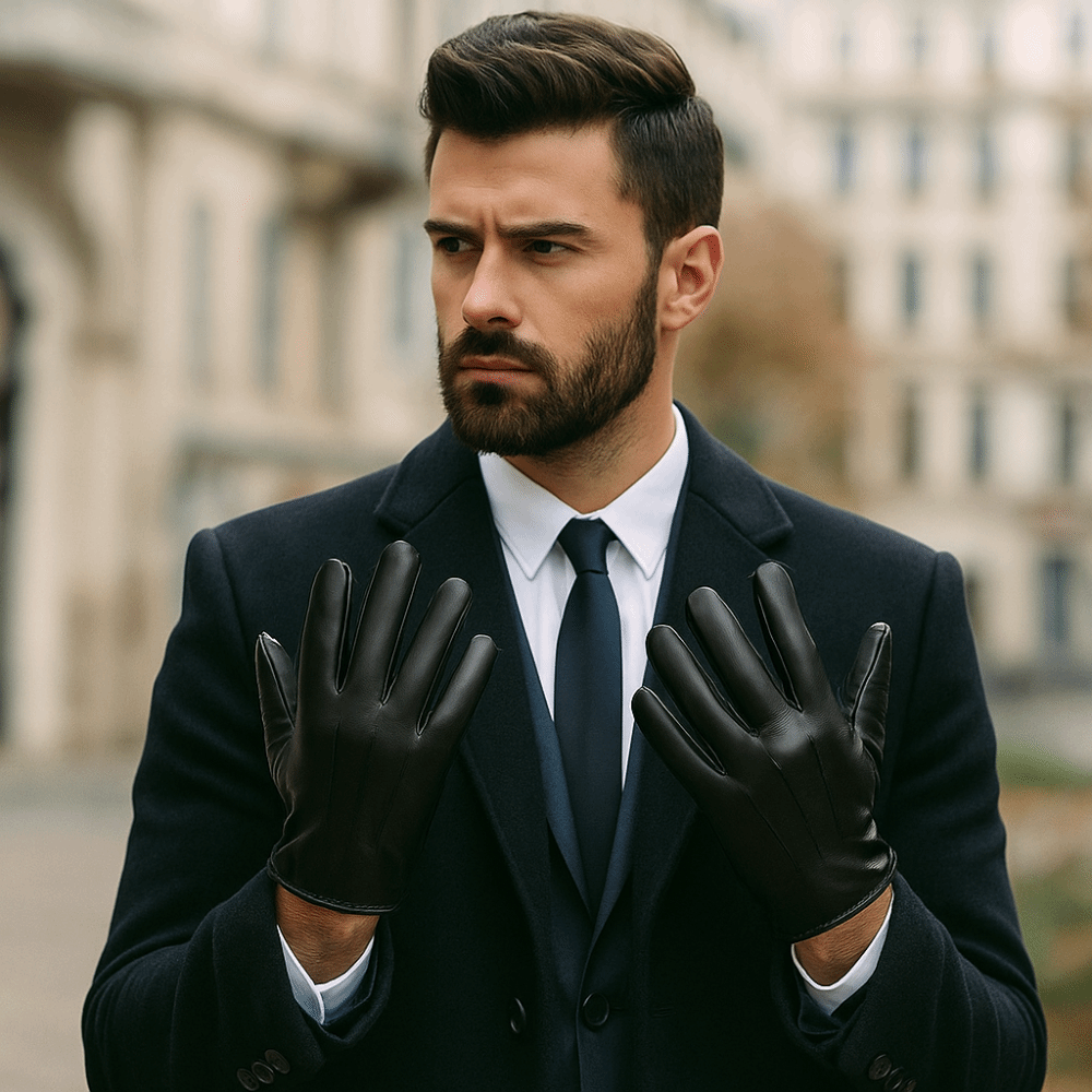 Fashion Black Driving Gloves P - Leather Driving Glove avis et prix