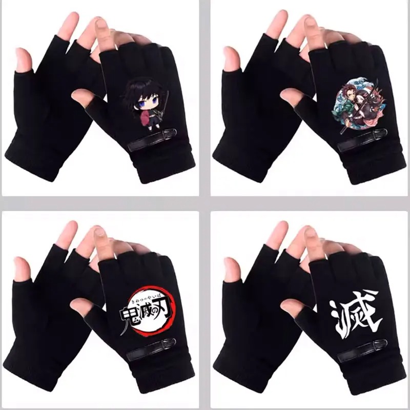 Anime Demon Slayer Student Hal - Fingerless Glove Knit avis et prix