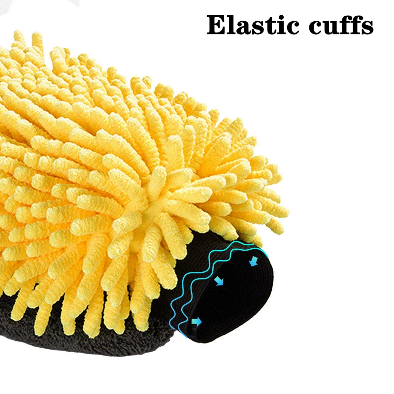 Large Microfiber Car Wash Mitt - Gardening Glove Waterproof avis et prix