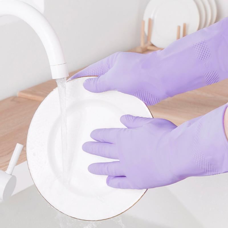 1Pair Latex Household Cleaning - Dish Glove Rubber avis et prix