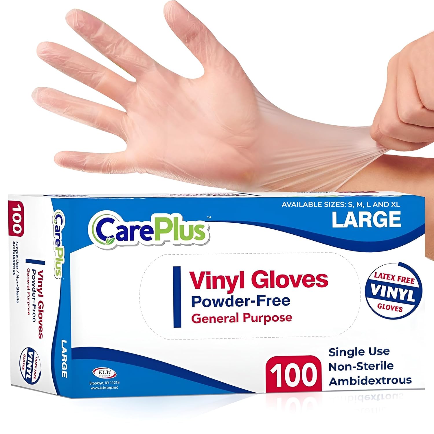 Vinyl Gloves Large 100 Count H - Rubber Glove Cleaning avis et prix